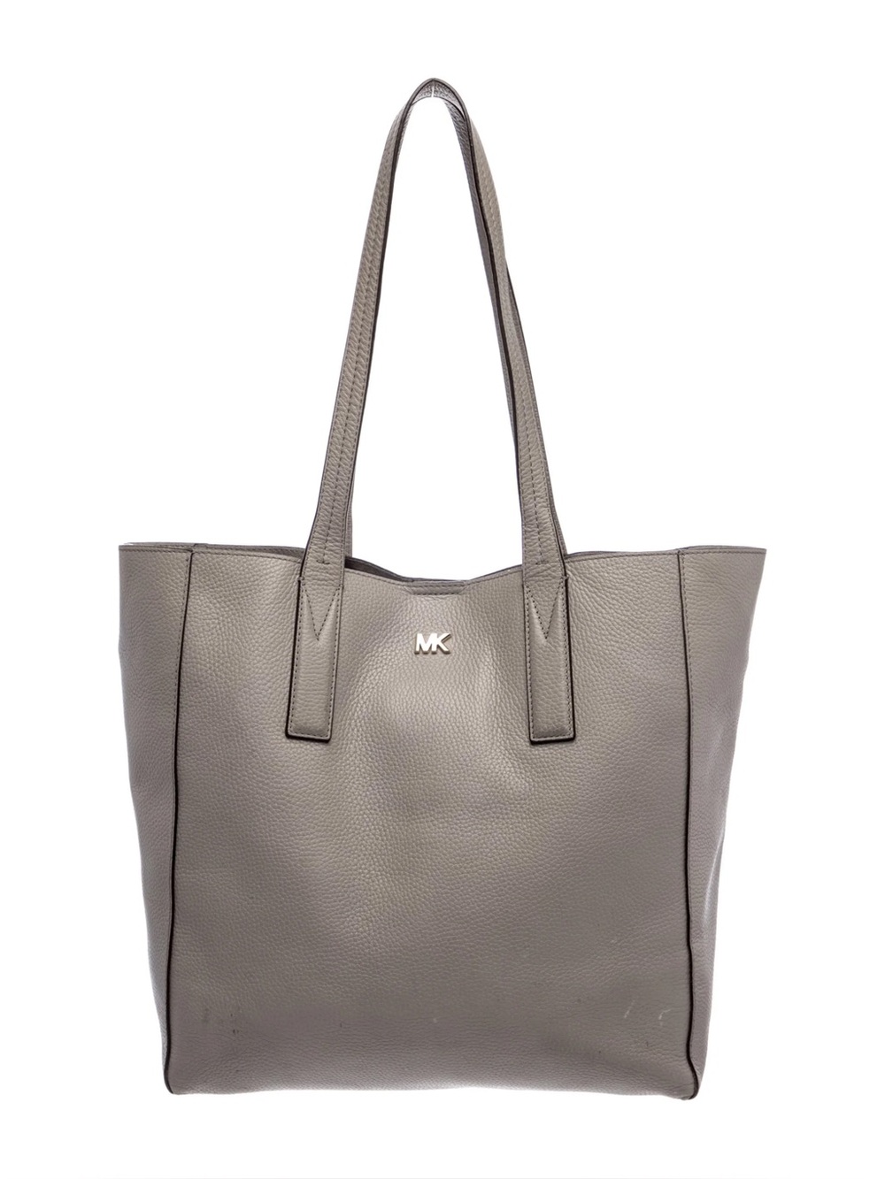 Michael Kors Gray Pebbled Leather Tote